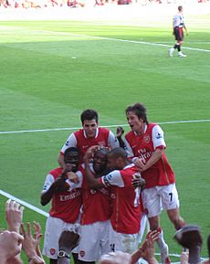 Fabregas celebration