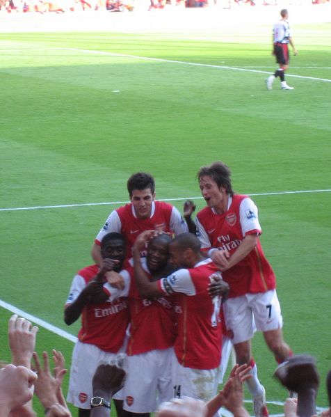 Fabregas celebration