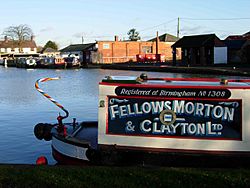 Fellows Morton and Clayton Motorboat No.1308 Lily at Gayton Junction