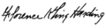 Florence Harding Signature