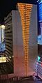 Four Queens North Tower at night 2022-03-28