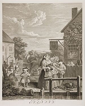 Four Times of the Day - Evening - Hogarth