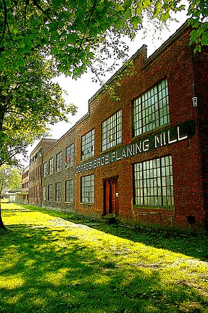 Front Coppes Napanee Factory Mural
