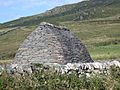 Gallarus oratory sag in roof