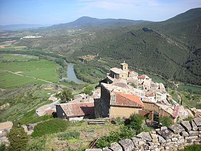 Gallipienzo y el rio Aragón
