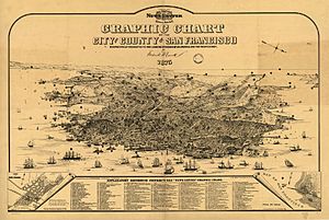 Graphic chart of the city and county of San Francisco LOC 75693102