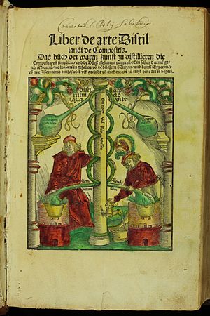 Hieronymus Brunschwig Liber de arte Distillandi CHF AQ13x3