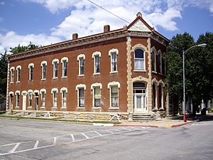 Historic 1884 Peabody Bank Building, Lot 29, in Peabody, Kansas