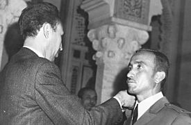 Houari Boumédiène et Djelloul Khatib, Palais du Peuple Alger 1965
