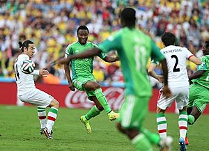 Iran and Nigeria match at the FIFA World Cup 2014-06-12 09