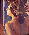 Jacek Malczewski - Studium kobiety przy oknie