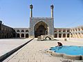 Jamé Mosque Esfahan courtyard (retouched)