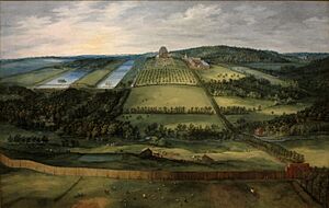 Jan I Brueghel-Caste of Mariemont mg 1707