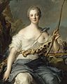 Jean-Marc Nattier, Madame de Pompadour en Diane (1746)