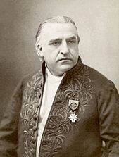 A black and white portrait photograph of Jean-Martin Charcot