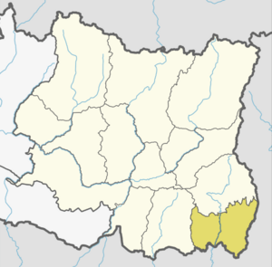 Location of Jhapa