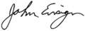John Ensign Signature