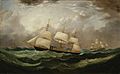 John O'Brien - HMS Galatea, in a Heavy Sea, 1888