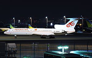 Kyrgyzstan Government Tupolev Tu-154M at Haneda Airport