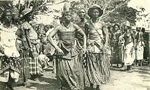 La Fête à Abomey(1908). - Danse de fêticheuses de Fon