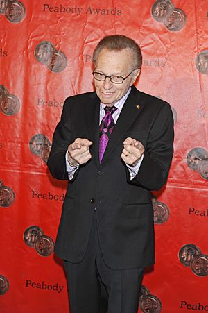 Larry King at the 70th Annual Peabody Awards