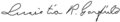 Lucretia Garfield Signature