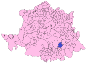 Map of Madroñera
