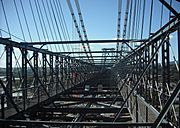Main girder from inside, Newport Transporter Bridge