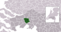 Map - NL - Municipality code 0758 (2009)