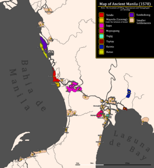 Map of Manila 1570