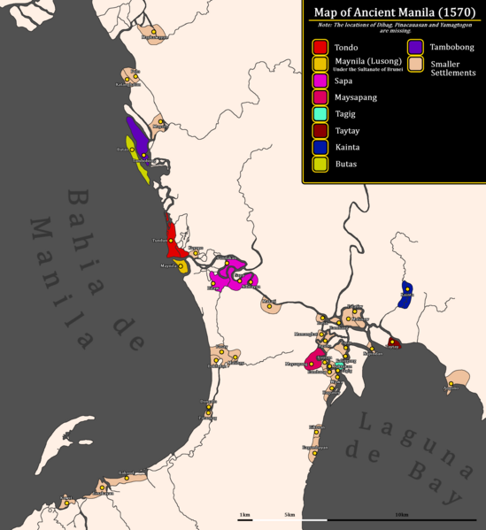 Map of Manila 1570