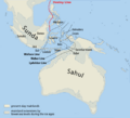 Map of Sunda and Sahul 2