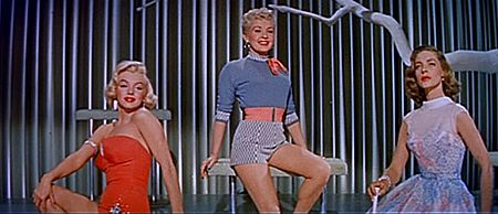 Marilyn Monroe, Betty Grable and Lauren Bacall in How to Marry a Millionaire trailer