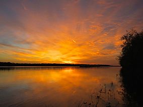 Mississippi River Sunrise (30213605624).jpg