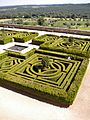 Monastery El Escorial Spain Gardens Old Style Cut Into A Maze Pattern for Walking