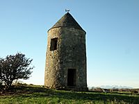Monkton Vaulted Tower Windmill, South Ayrshire, Scotland. View from the east.jpg