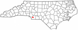Location of Wesley Chapel, North Carolina