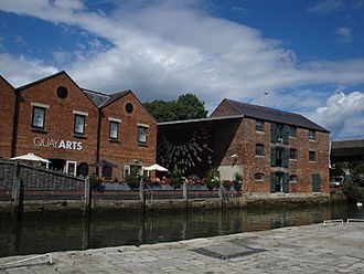 Newport Quay Arts Centre in August 2011.JPG