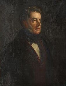 PORTRAIT OF WILLIAM LAMB, 2ND VISCOUNT MELBOURNE, PC, FRS 1779-1848 BY SIR GEORGE HAYTER