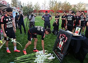Persepolis first training after the death of Norouzi 06