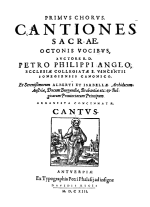 Philips - Cantiones Sacrae Octonis Vocibus -Primus Chorus, Cantus