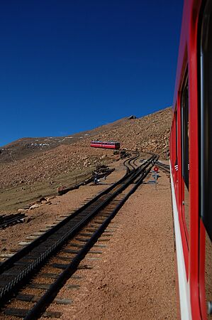 Pikes-Peak-Cog-Railway Windy-Point Siding 2012-10-21