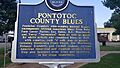 Pontotoc County Blues - Mississippi Blues Trail Marker
