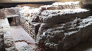 Restos de las termas de la Legio VII