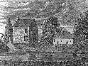 Riccarton Mill - River Irvine - 1860s
