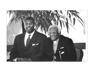 Rob Davis and Archbishop Desmond Tutu