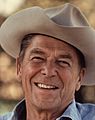 Ronald Reagan with cowboy hat 12-0071M edit