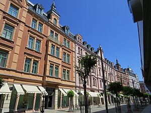 Rosenheim, RO - Münchener Str Nrn 8 bis 4 Gillitzerblock v S