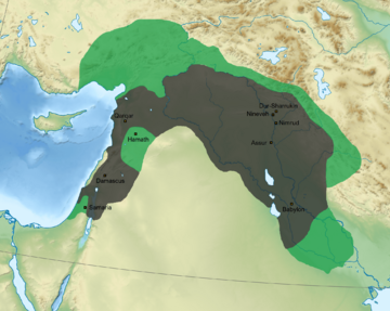 Sargon II map