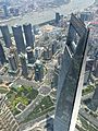 Shanghai World Financial Tower seen from Shanghai Tower